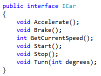Car interface